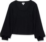 The Drop Women's @lucyswhims Square-Neck Balloon-Sleeve Top - Image 7